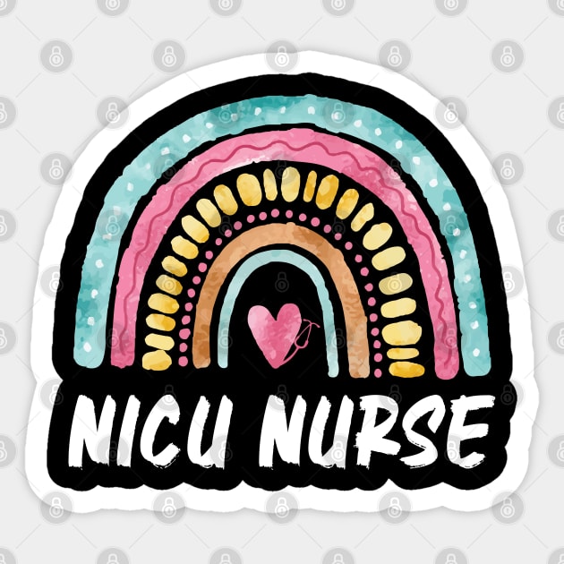 nicu nurseneonatal care,nicu nurse flag Sticker by bisho2412